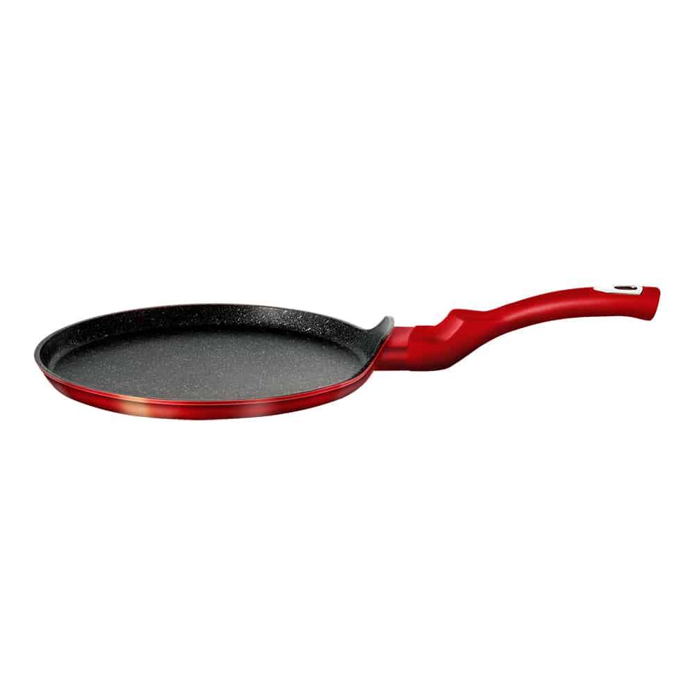 Berlinger Haus - 28 cm Metallic Line Marble Coating Pancake Pan- Burgundy(Second hand)(Faded Colour)