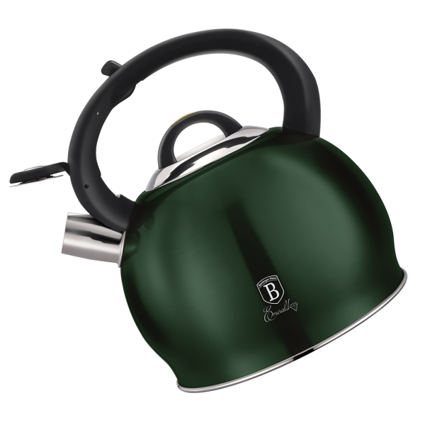 Berlinger Haus 3 Litre Stainless Steel Whistling Kettle  emerald(DISPLAY MODEL)
