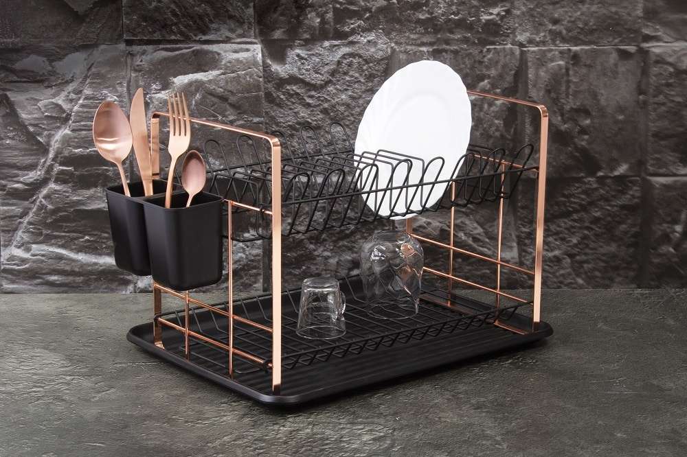 Dish Drying Rack Berlinger Haus  Black Rose