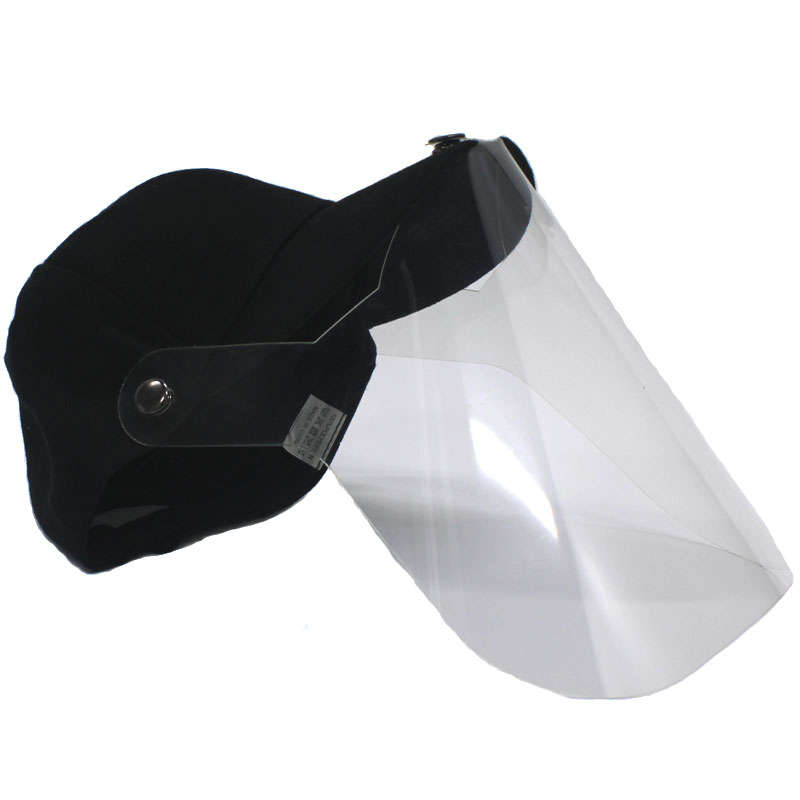 Face Shield Visor with Adults Adjustable Baseball Cap - Navy