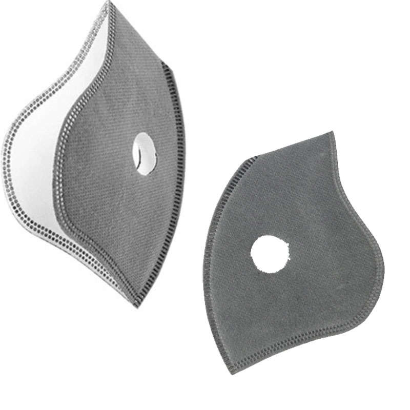 Replacement Filters for Double Valve Respirator Sports Mask - 50 Pack