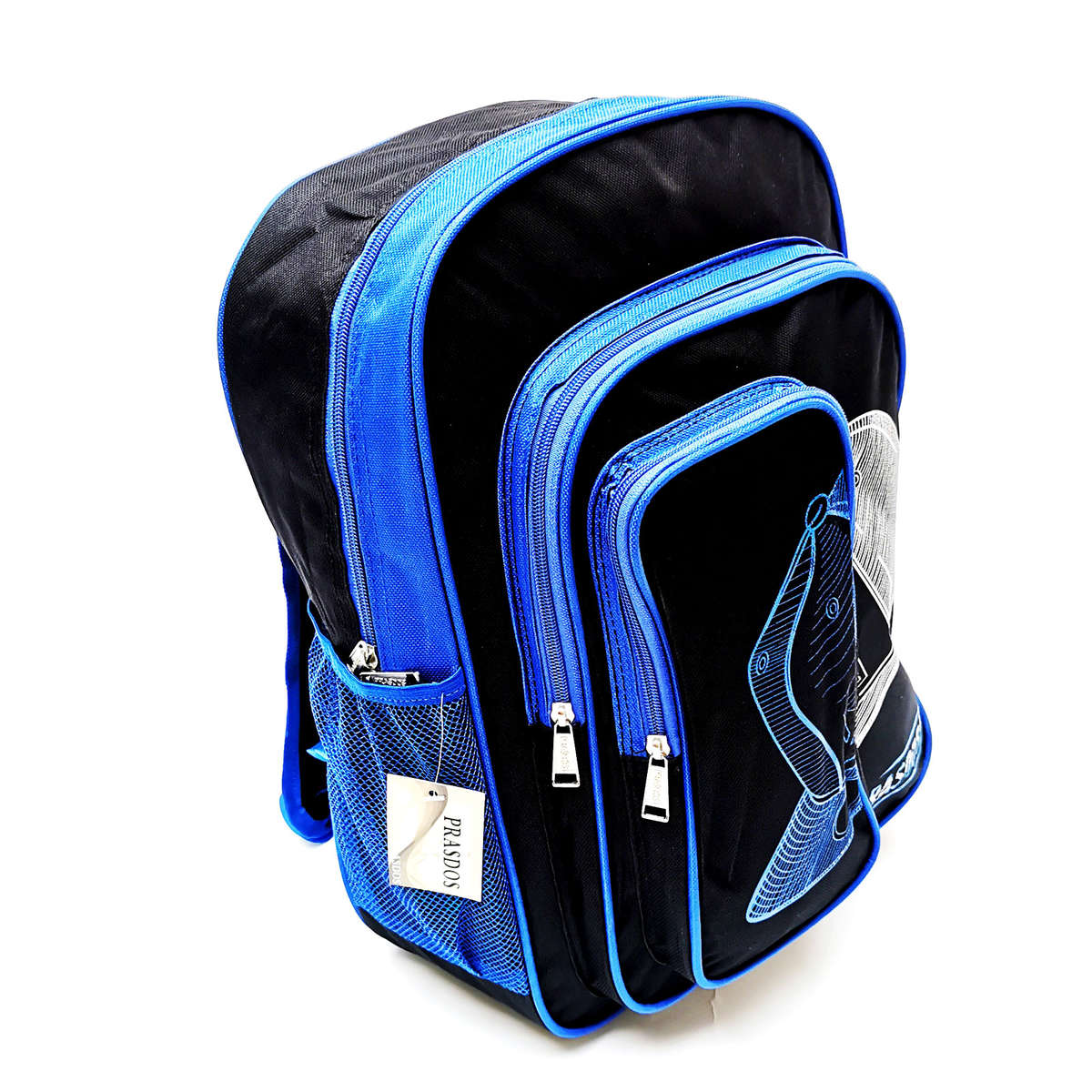 Primary Junior School Bag Bookbag Shoulder Backpack Bag For Kids - Black/Blue
