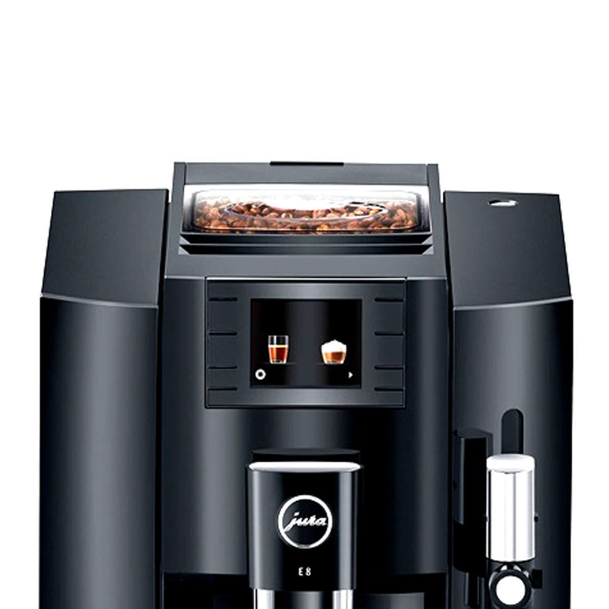 Jura E8 Coffee Machine - Black Piano