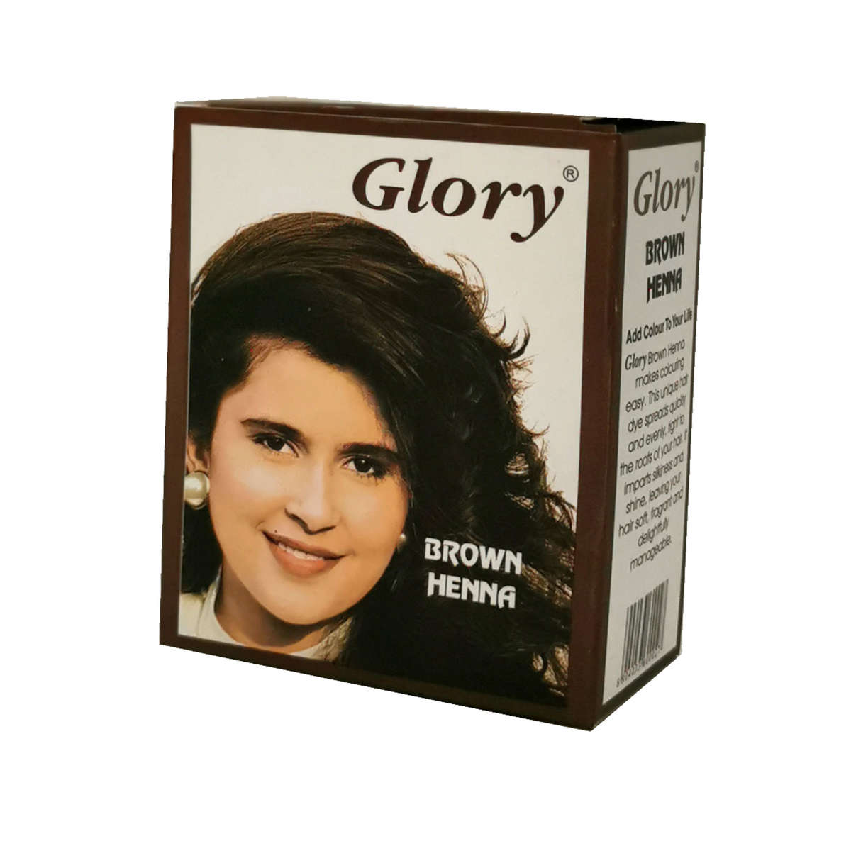 Glory Henna Natural Hair dye - Ammonia Free - Brown  - 1 Box