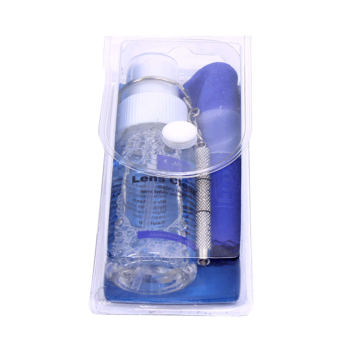 Lens Cleaning Kit With Lens Cleaner - Microfibre Cloth & Keyring Screwdriver