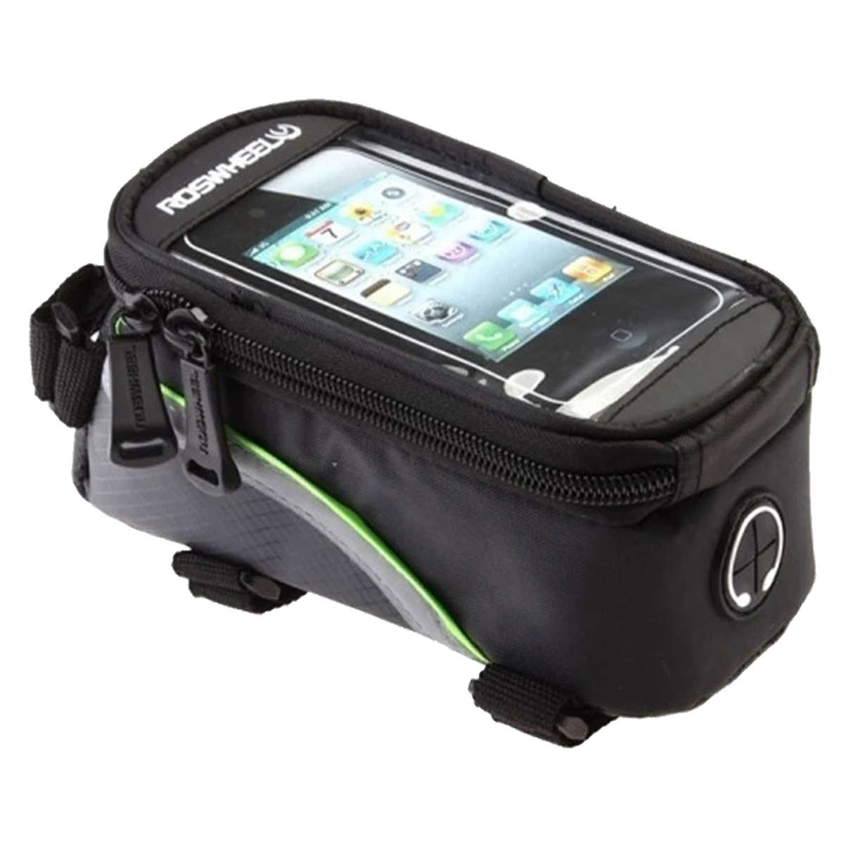 Phone Bicycle Holder & Storage Bag With Headset Jack