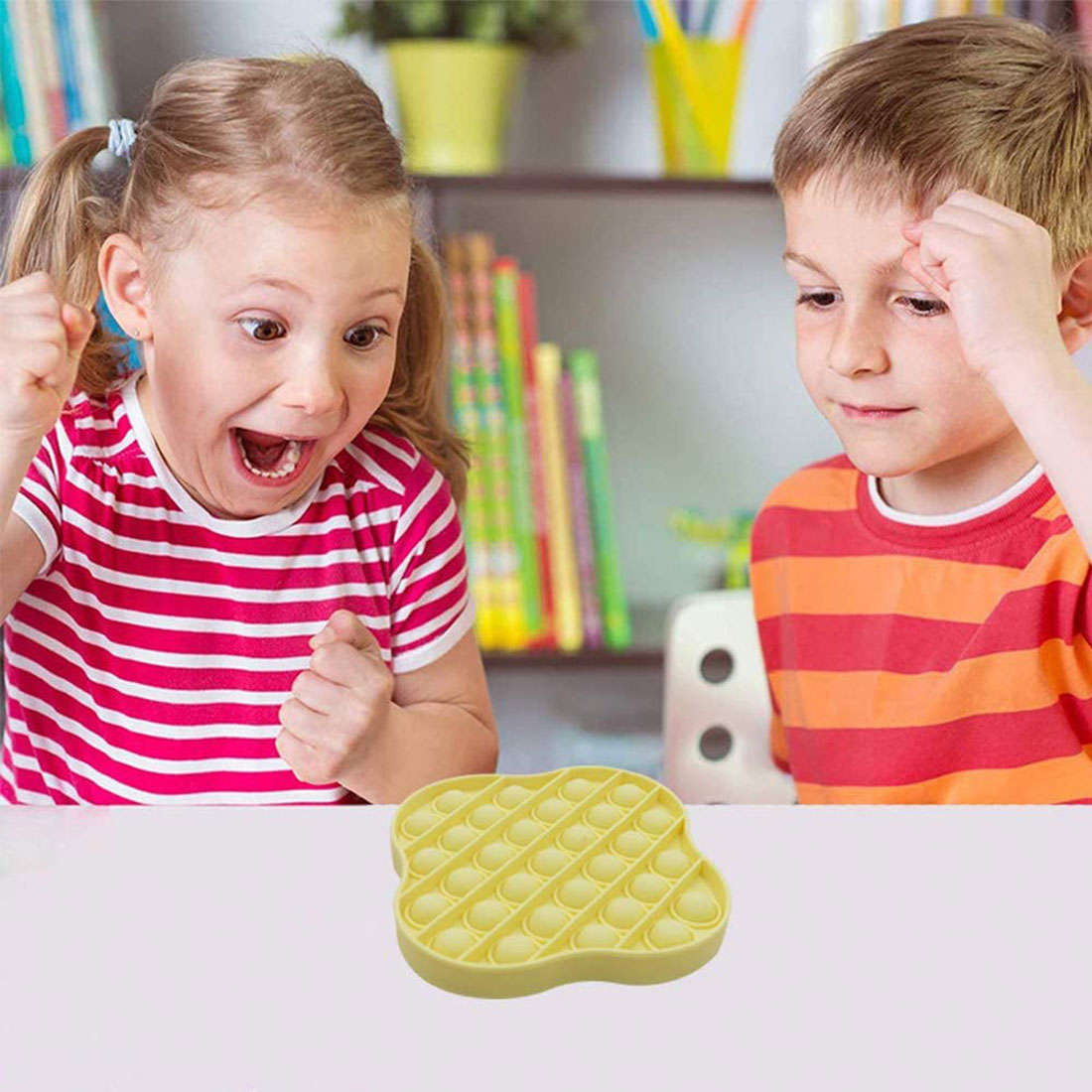 Fidget Toys - Pop It Washable Reusable Fidget Toy - Octagon - 4 Pack Combo