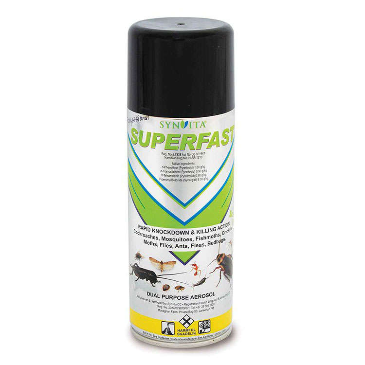 Superfast Aerosol Insect Killer for both flying &amp; crawling insects - 300ml