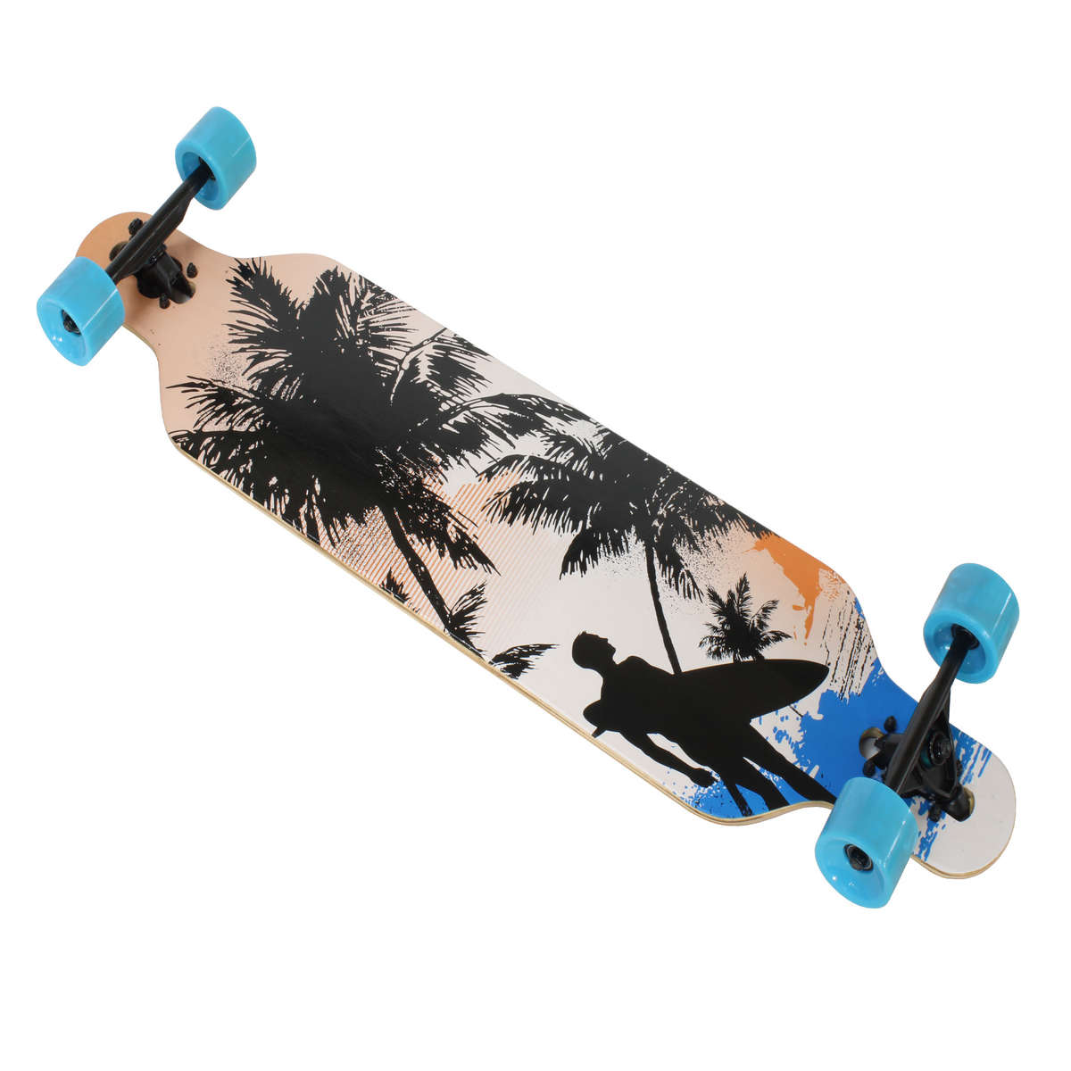 Skateboard 107x23.5 cm Longboard Speedboard - Palm