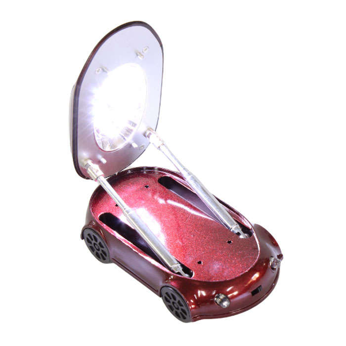 Mini Race Car Shaped LED Night Light - Red