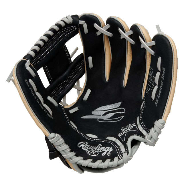 Rawlings Sure Catch Pro - Web 11" Youth Fielder's Glove - Black/Camel Mitt