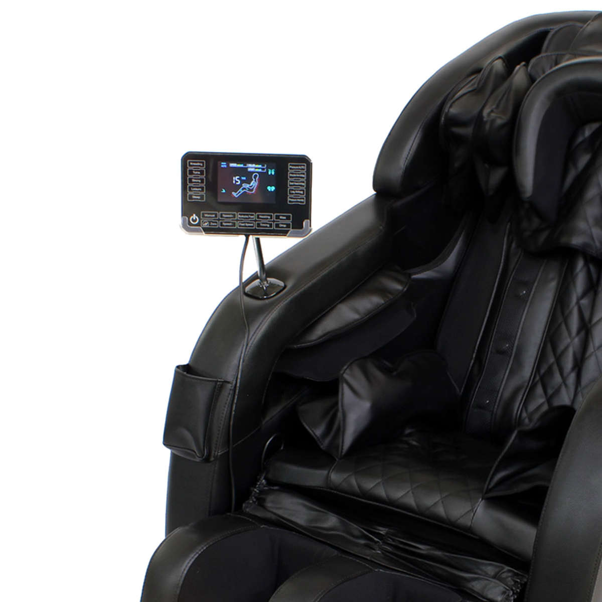 Delux Luxury Massage Chair with Bluetooth &amp; Zero Gravity - Black