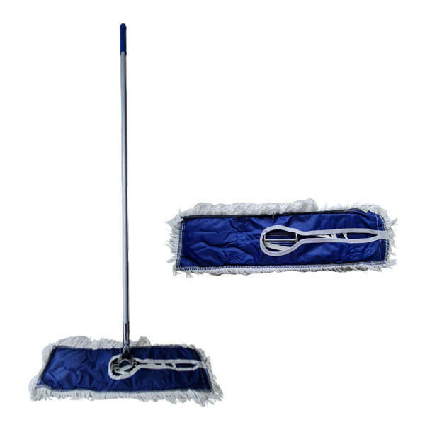 Aluminium Handle Dust Mop with Replacement Head - 90cm
