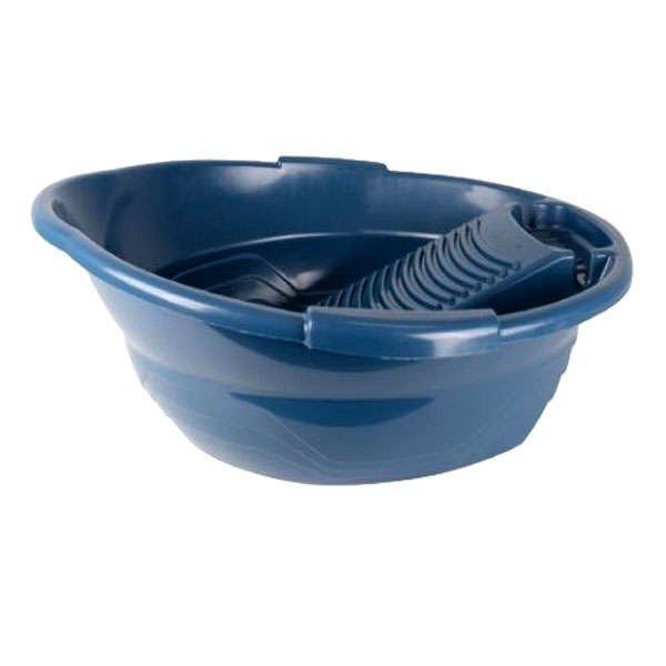 Plastic Clothing Washing Basin With Washboard - Blue
