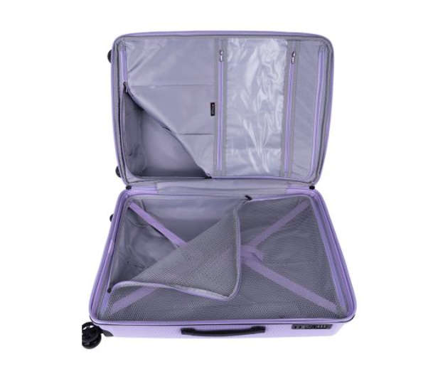 Cellini Starlite Large 4 Wheel Trolley Case - Lilac