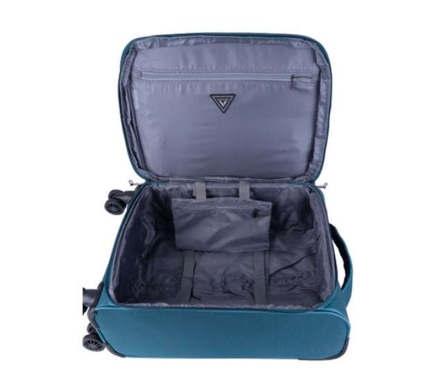 Voyager Istria Medium 4 Wheel Trolley Case - Blue