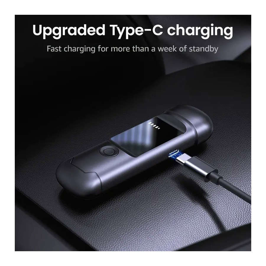 Alcohol Tester High-Accuracy Digital LCD Breathalyzer Analyzer (Blue)