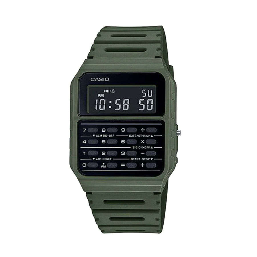 Casio Databank Mens Watch Green (CA-53WF-3BDF)