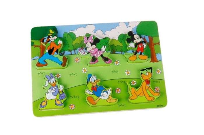 WOODEN PUZZLE MICKEY 7PC