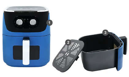 Kashiwa 7LT Airfryer - Blue