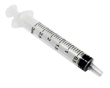 Disposable Luer Slip Syringes - 3ml