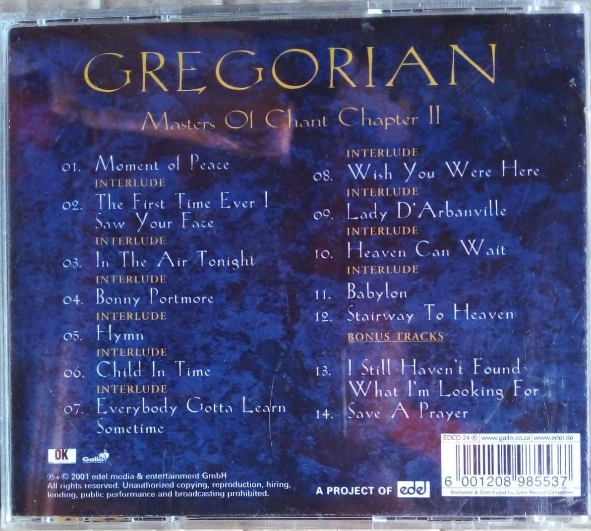 Gregorian - Masters Of Chant : Chapter II (CD)