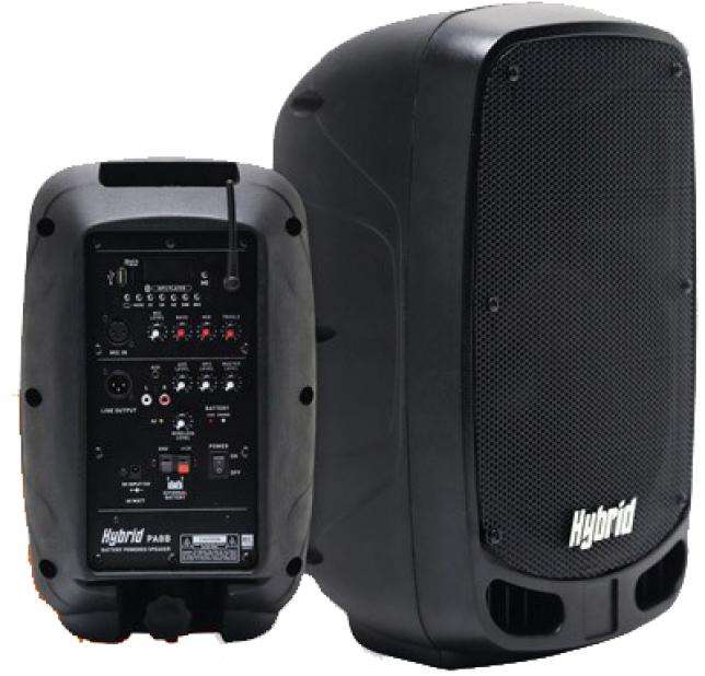 Hybrid PA8B 8inch Battery Powered Portable Speaker