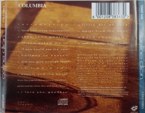 Celine Dion Celine Dion CD