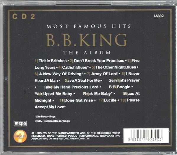 B.B. King  The Album (CD 2) Import