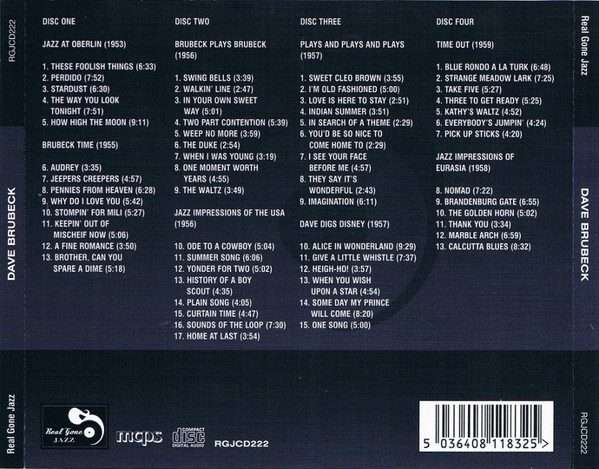 Dave Brubeck  Eight Classic Albums (4 CD)