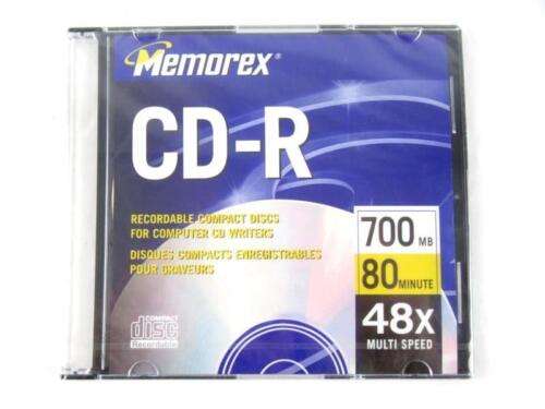 Memorax Blank Recordable CD-R