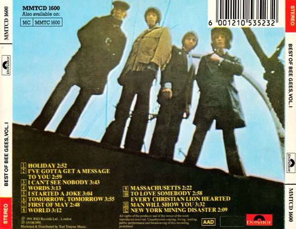 Bee Gees  Best Of Bee Gees CD