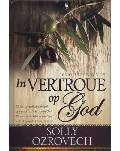 In vertroue op God (Afrikaans, Hardcover)