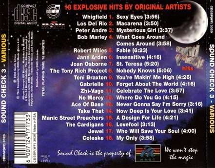 Various Artists  Sound Check 3 CD ()