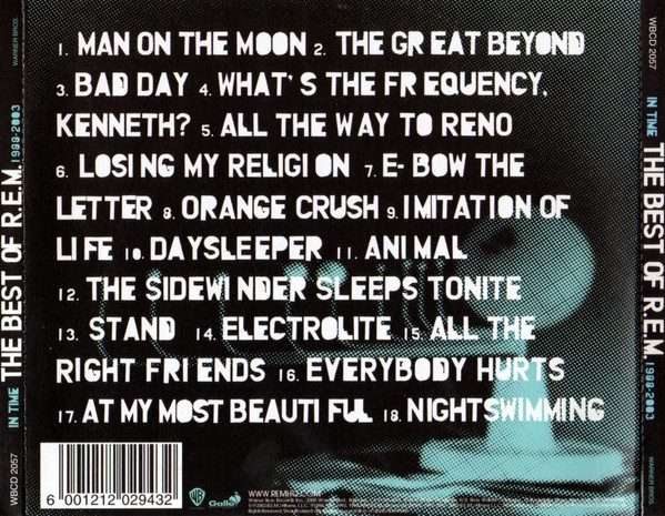 R.E.M.  In Time: The Best Of R.E.M. 1988-2003 CD