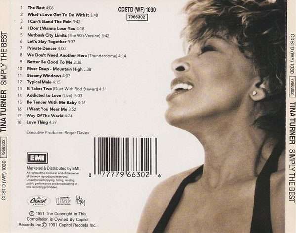Tina Turner  Simply The Best CD