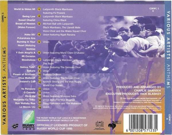 World in Union - Athems (1995, CD)