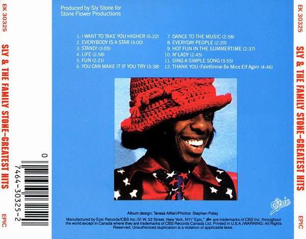 Sly & The Family Stone  Greatest Hits CD IMPORT