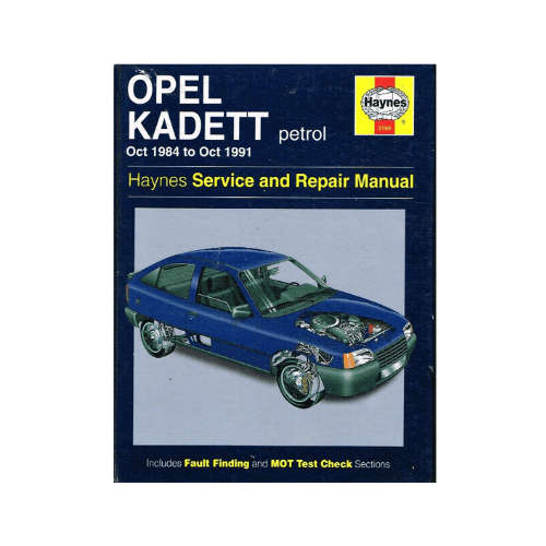Opel Kadett Petrol, 1984-1991 Haynes Service & Repair Manual