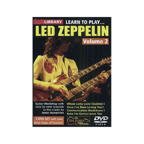 Lick Library: Learn To Play Led Zeppelin Volume 2 DVD Brand New/Sealed