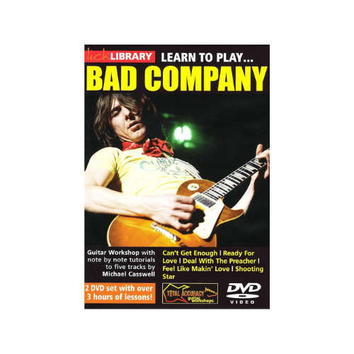 Lick Library: Learn To Play Bad Company [DVD] Brand New/Sealed