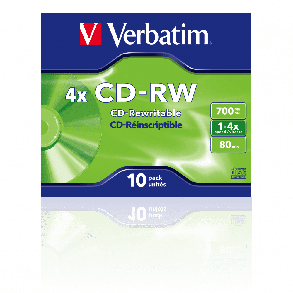Verbatim 4x CD-RW, 700MB, 80 min