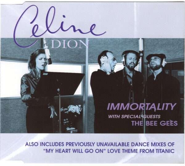 Celine Dion With The Bee Gees - Immortality (CD, Single) IMPORT