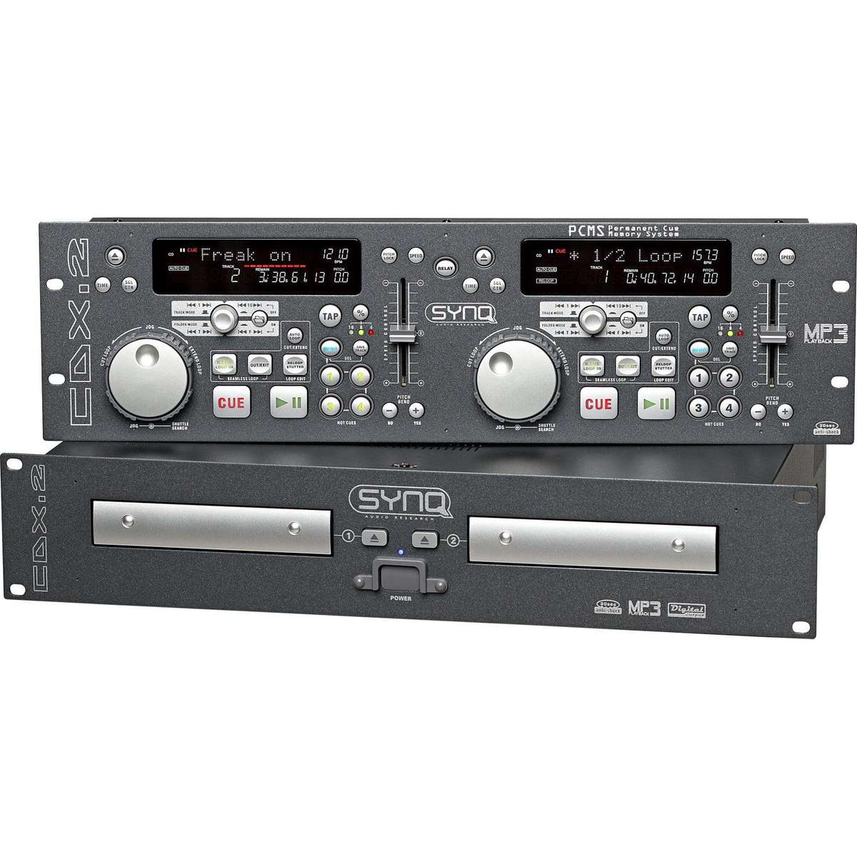SYNQ CDX-2 Dual DJ CD/MP3 Player