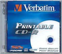 Verbatim Printable CD-R (52x, 700MB)