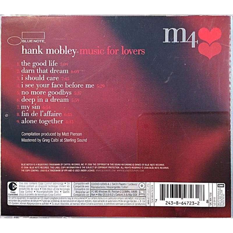 Hank Mobley  Music For Lovers CD IMPORT