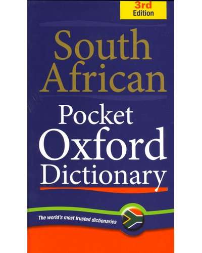 South African Pocket Oxford Dictionary (Hardcover, 3rd Edition)