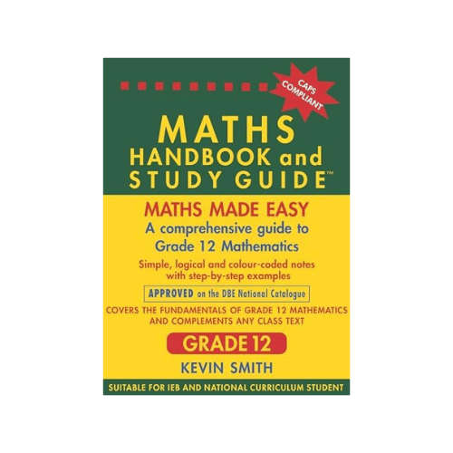 Maths Handbook & Study Guide Grade 12 (G)