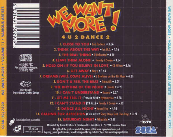 Various Artists  We Want More! Volume 11 CD