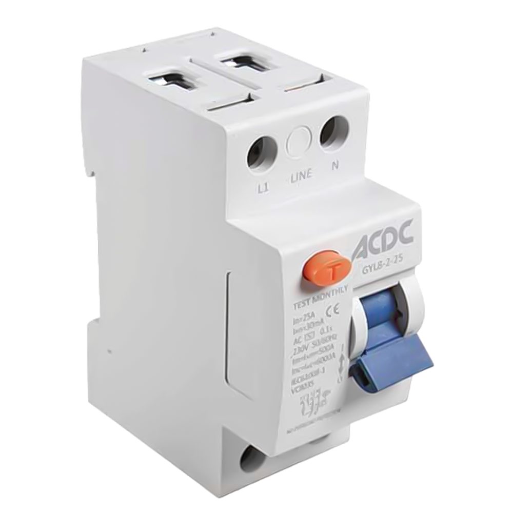Earth Leakage Relay 2 Pole 25A